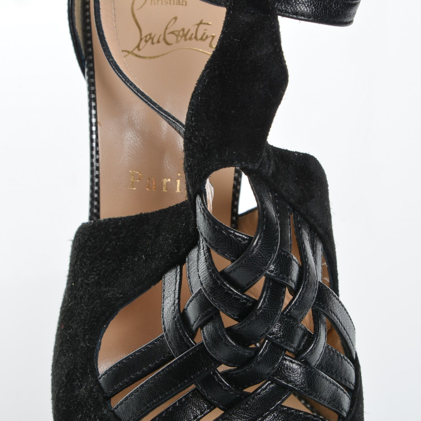 Suede Patent Carlota 160 Pumps 40.5 Black