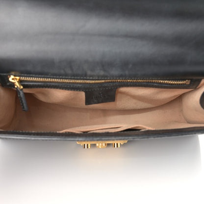 Gucci Guccissima Medium Padlock Shoulder Bag Black 6 of 17