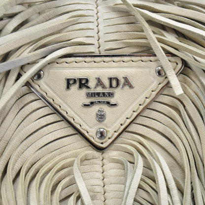 Prada Nappa Small Fringe Tote Cera 9 of 12