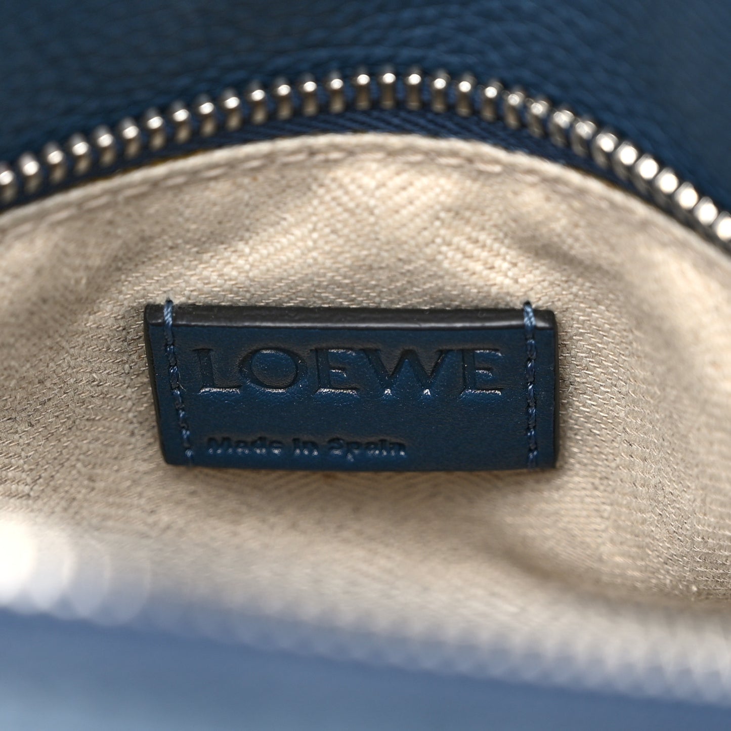 Calfskin Medium Puzzle Bag Dark Blue