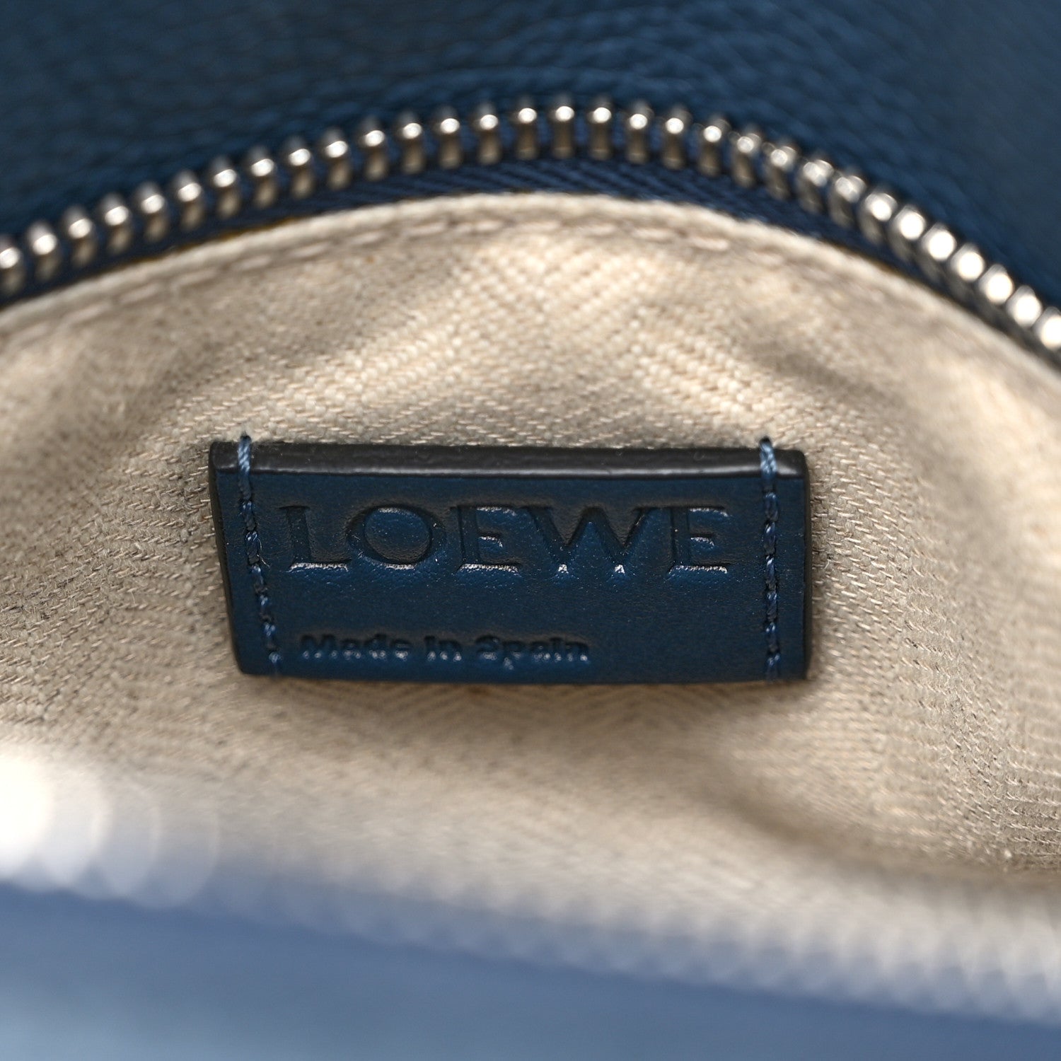 Loewe Calfskin Medium Puzzle Bag Dark Blue 6 of 9