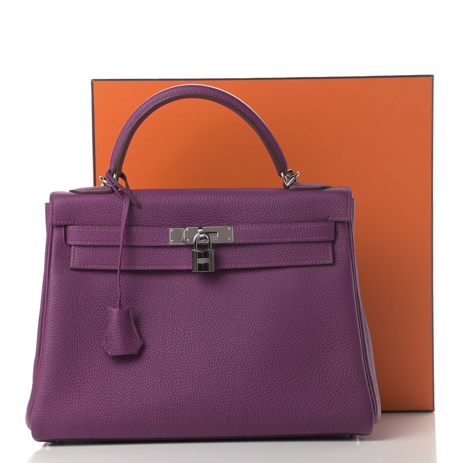Hermes Togo Kelly Retourne 32 Anemone 13 of 13