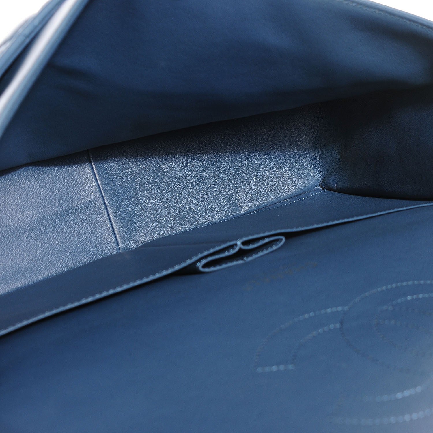 Chanel Lambskin Quilted Maxi Double Flap Turquoise 5 of 8