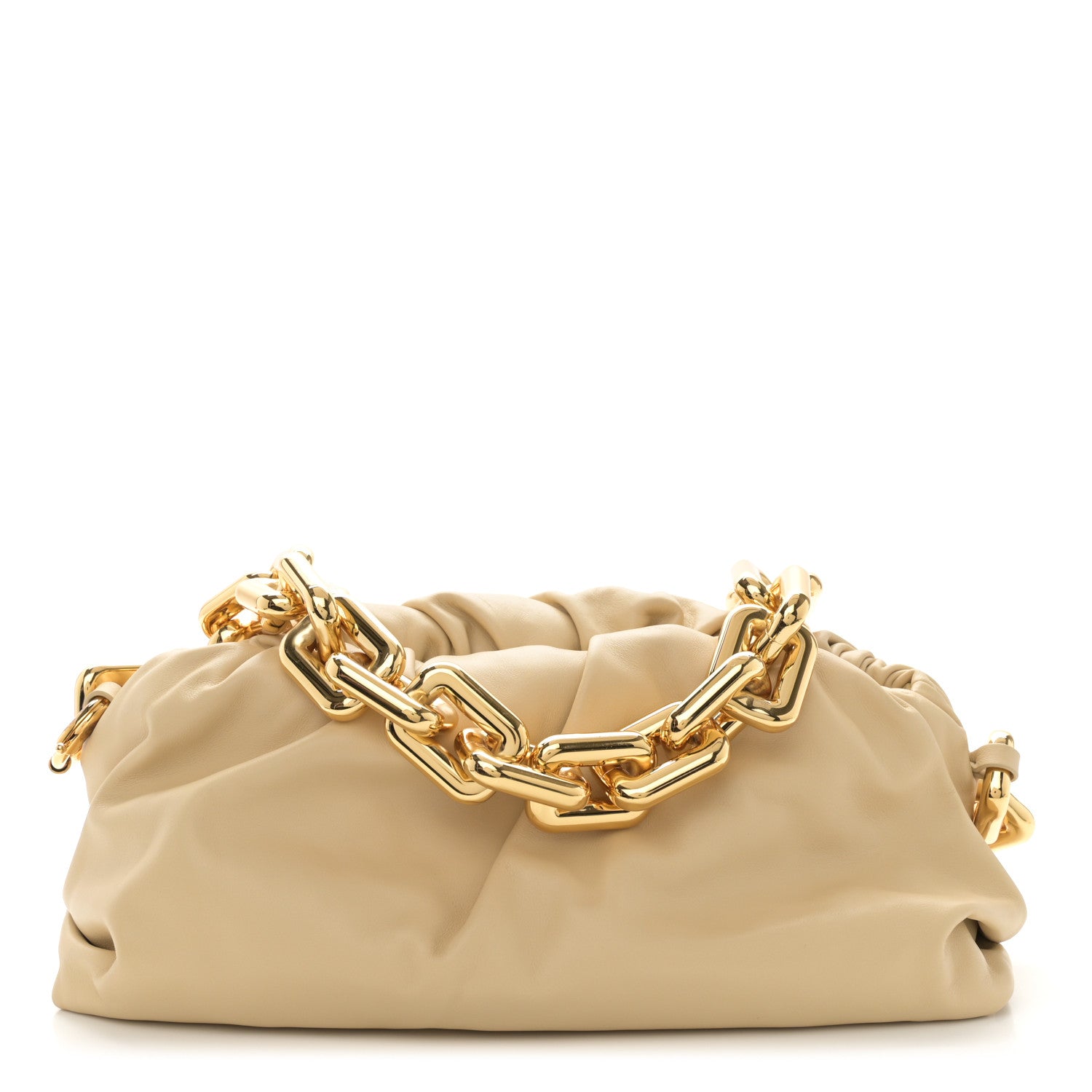 Bottega Veneta Calfskin The Pouch Chain Porridge 1 of 10