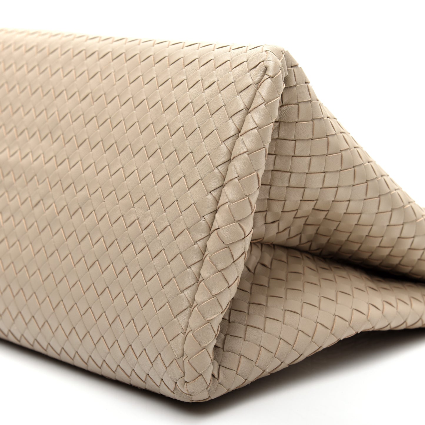 Nappa Intrecciato Milano Tote Mink