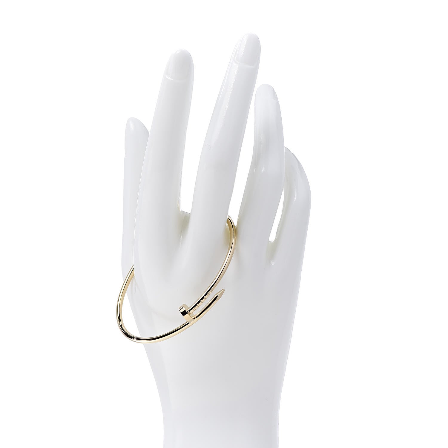 Cartier 18K Yellow Gold Small Juste Un Clou Bracelet 17 2 of 5