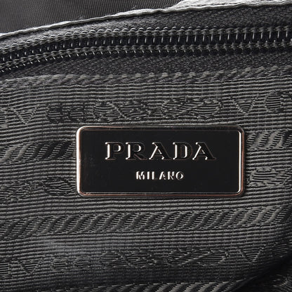 Prada Tessuto Nylon Saffiano Vela Backpack Grey 6 of 8