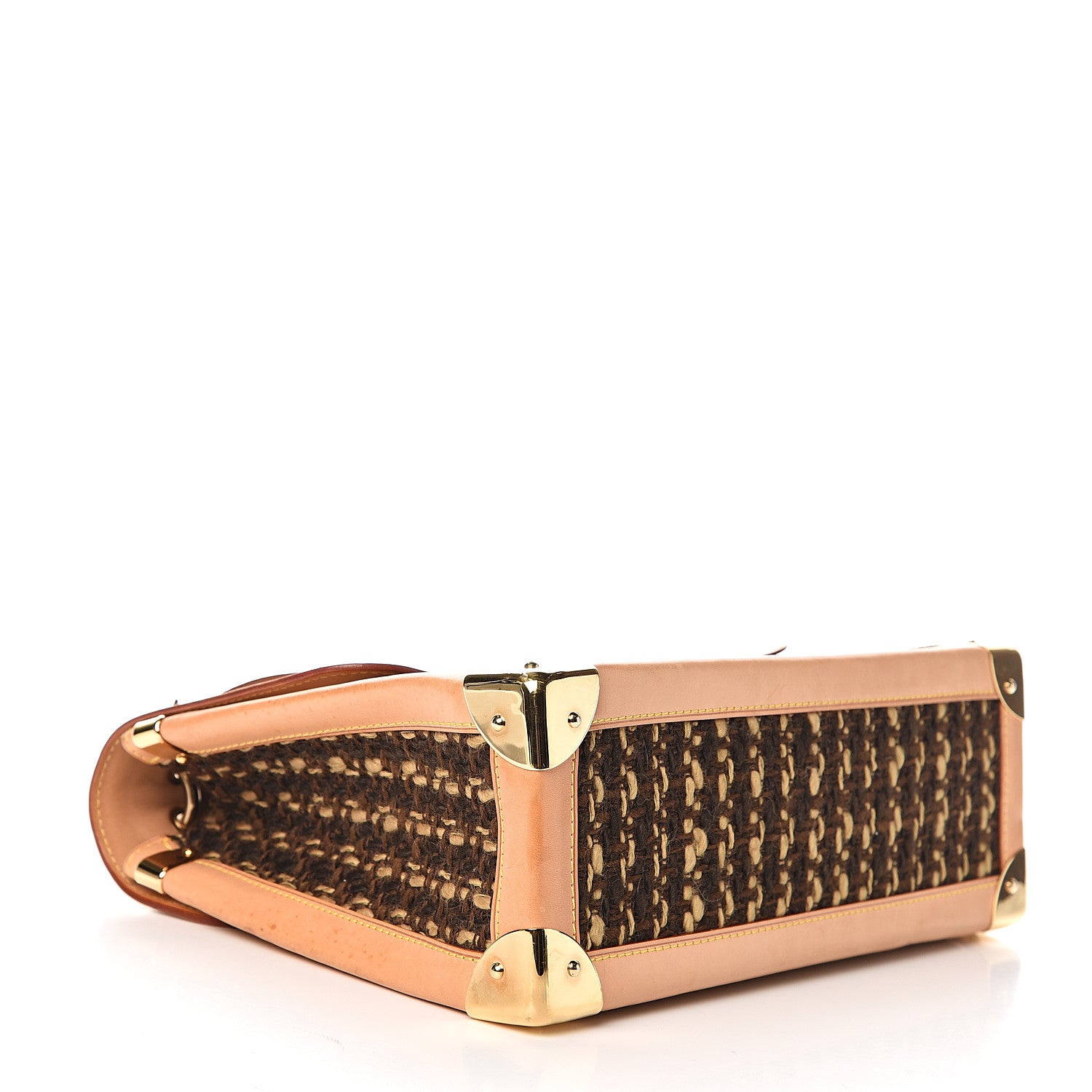 Louis Vuitton Monogram Ambre Tweedy Zip GM 3 of 19
