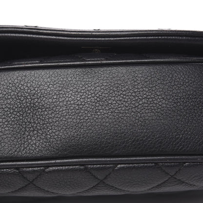Chanel Calfskin Quilted Small Casual Pocket Messenger Flap Black 9 of 10