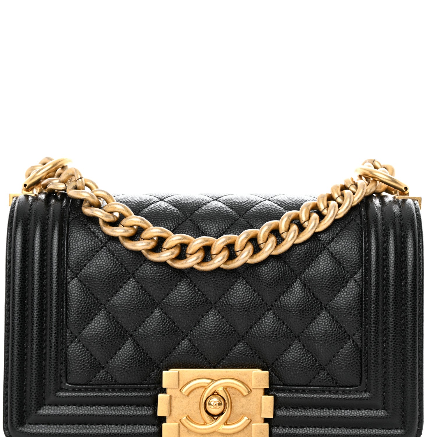 Chanel Caviar Quilted Small Boy Flap Black 8 of 13