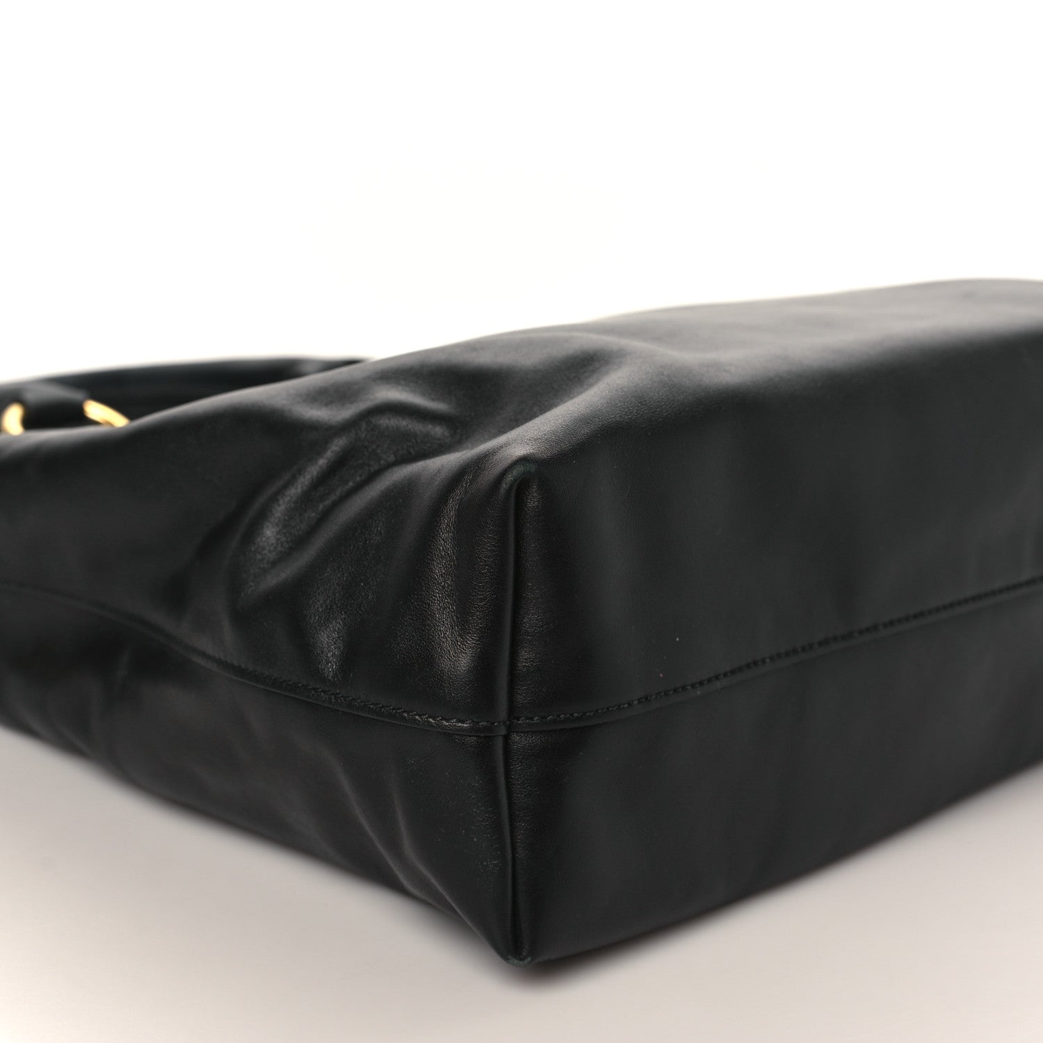 Prada Soft Calf Shopping Tote Black 7 of 8