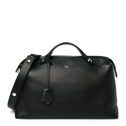 Fendi Vitello Dolce Large By The Way Boston Bag Black 1 of 10