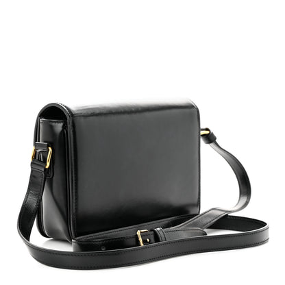 Celine Shiny Calfskin Small Triomphe Black 3 of 10