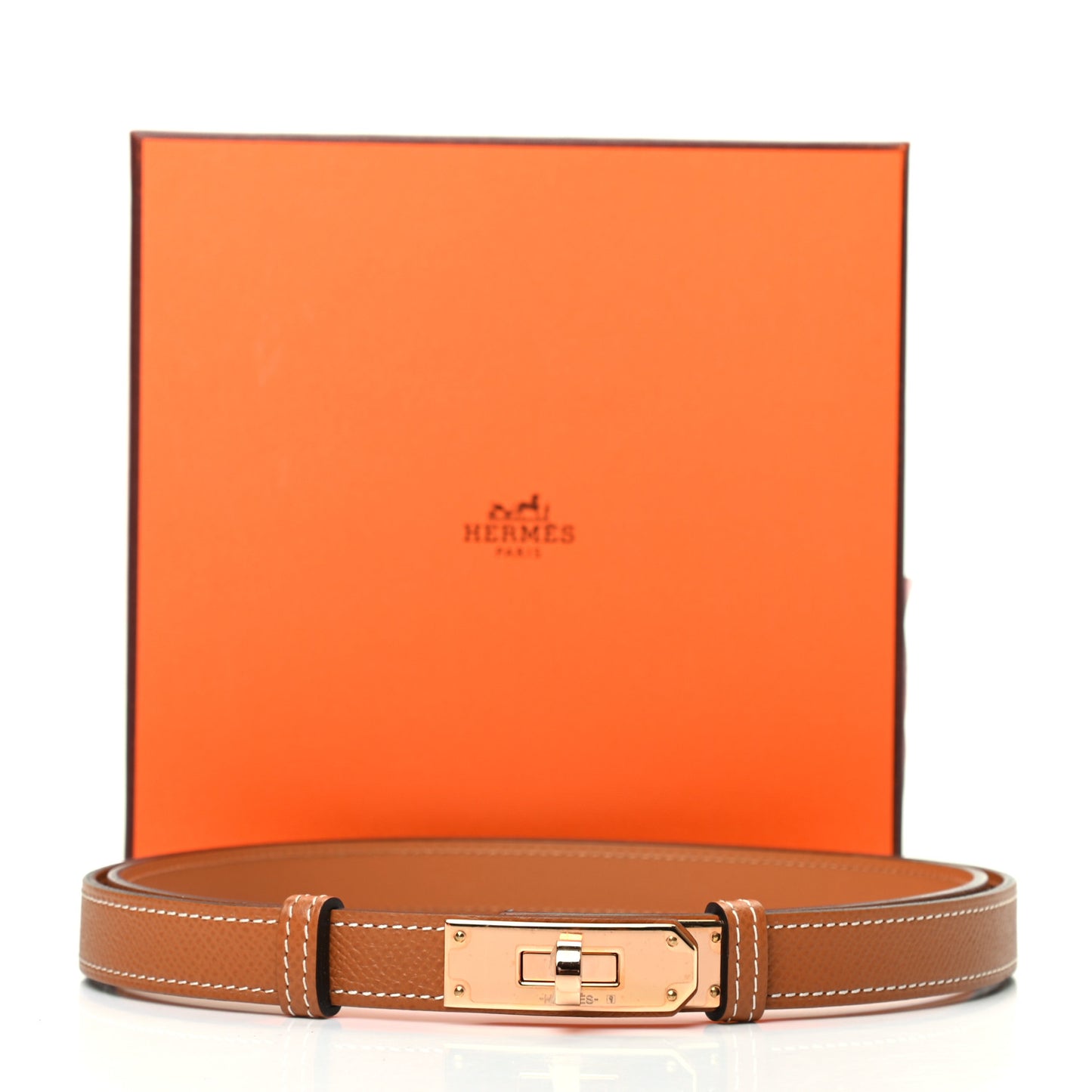 Epsom Kelly Belt Gold