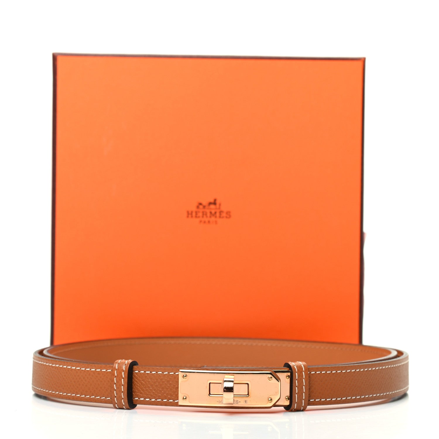 Hermes Epsom Kelly Belt Gold 4 of 4