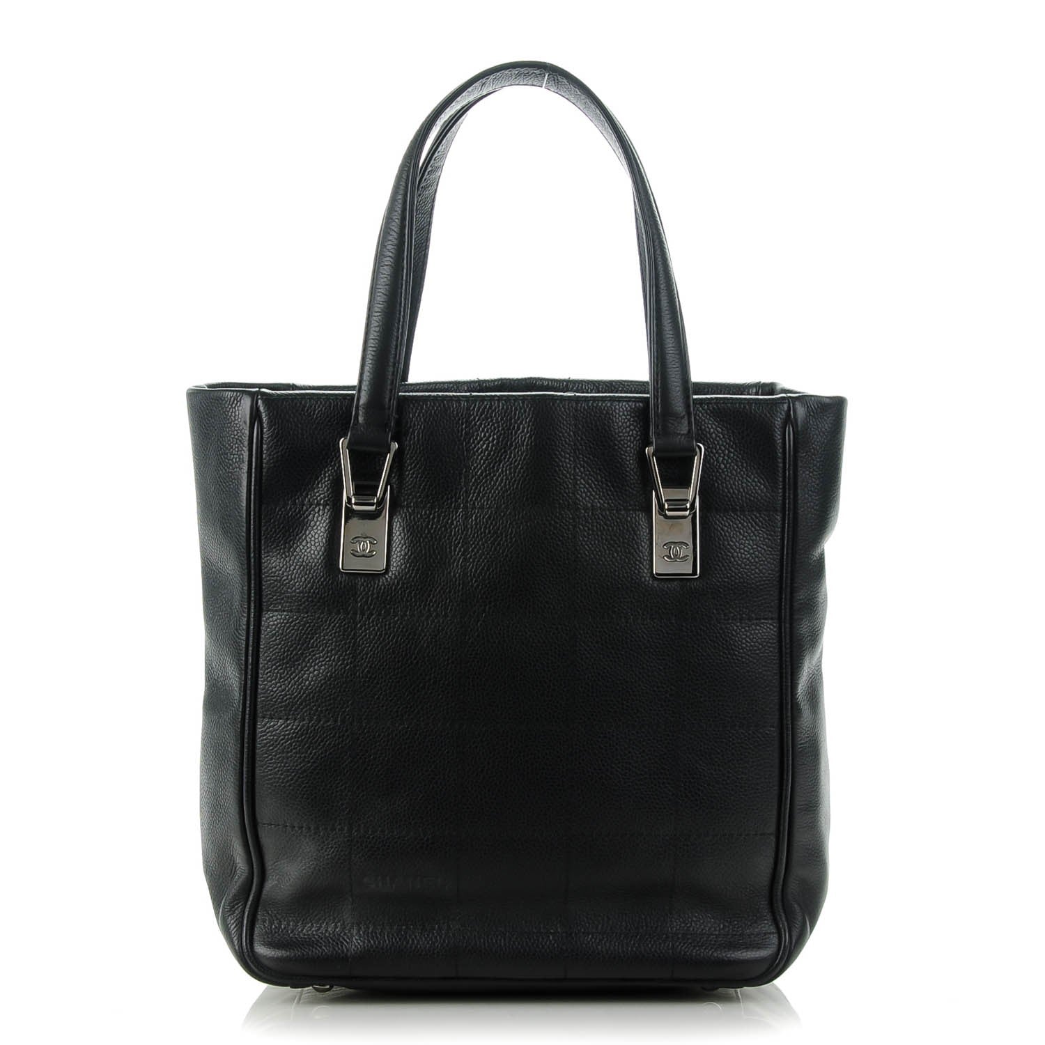 Chanel Caviar Square Stitched Tote Black 1 of 7