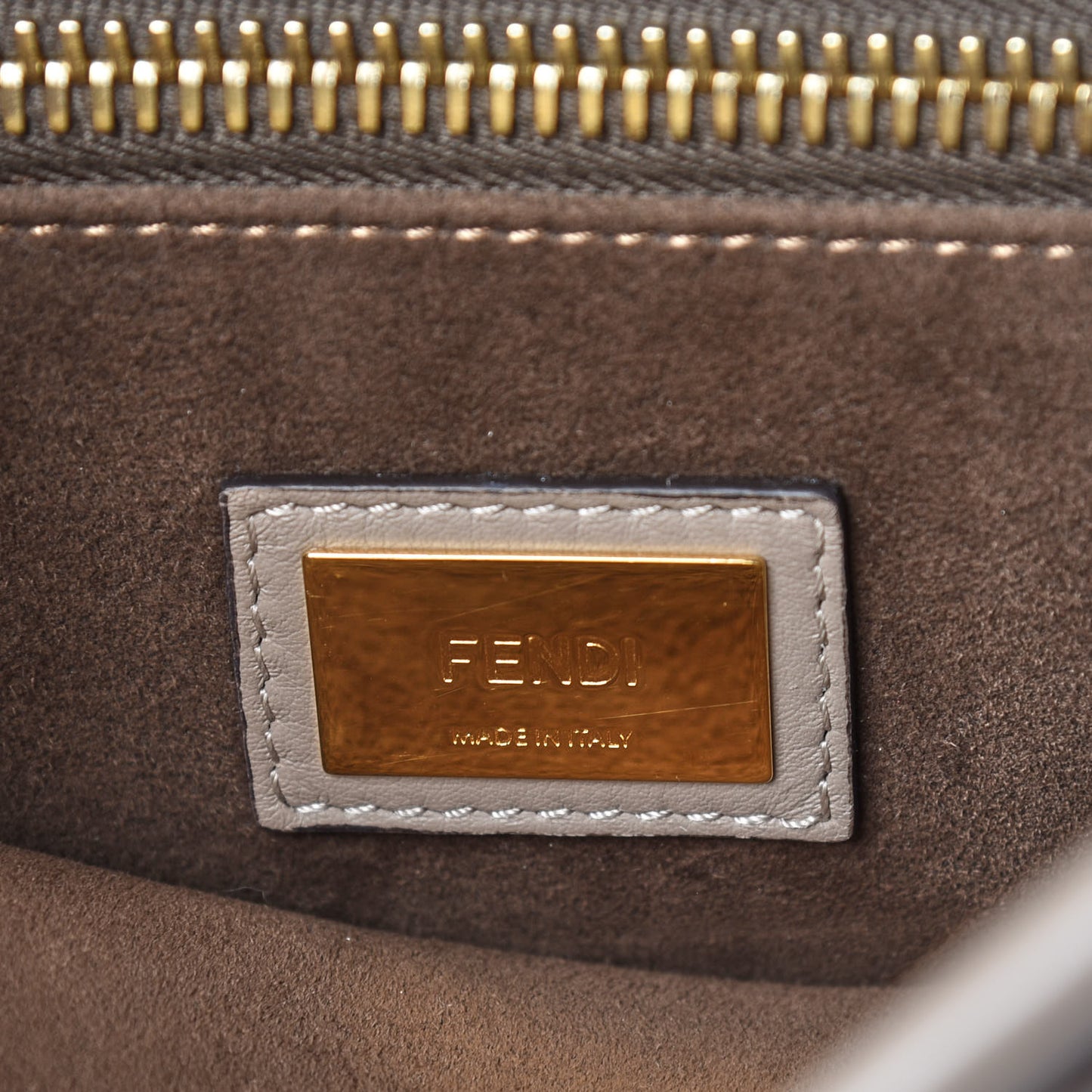 Vitello Seta Plexiglass Tortoise Medium Peekaboo Iconic Satchel Tortora