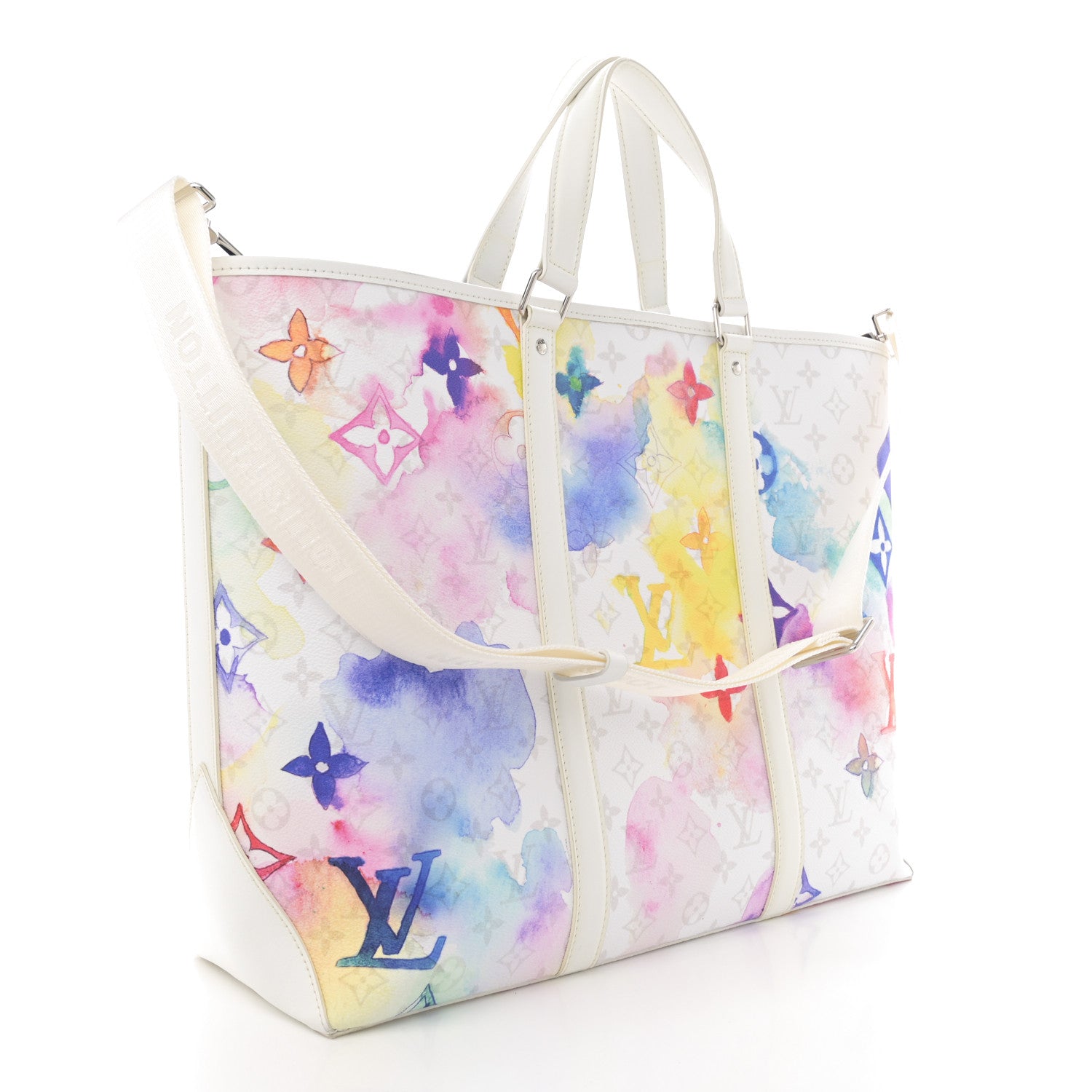 Louis Vuitton Monogram Watercolor New Tote GM Multicolor 4 of 13