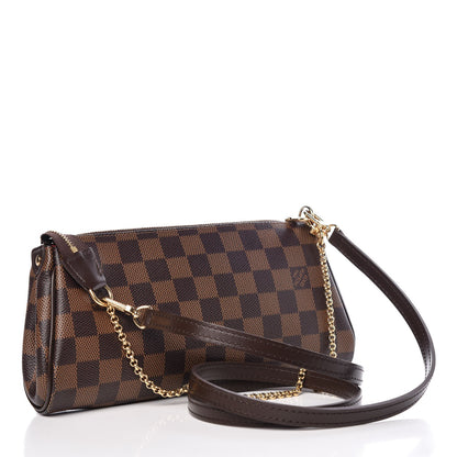 Louis Vuitton Damier Ebene Eva Clutch 4 of 8