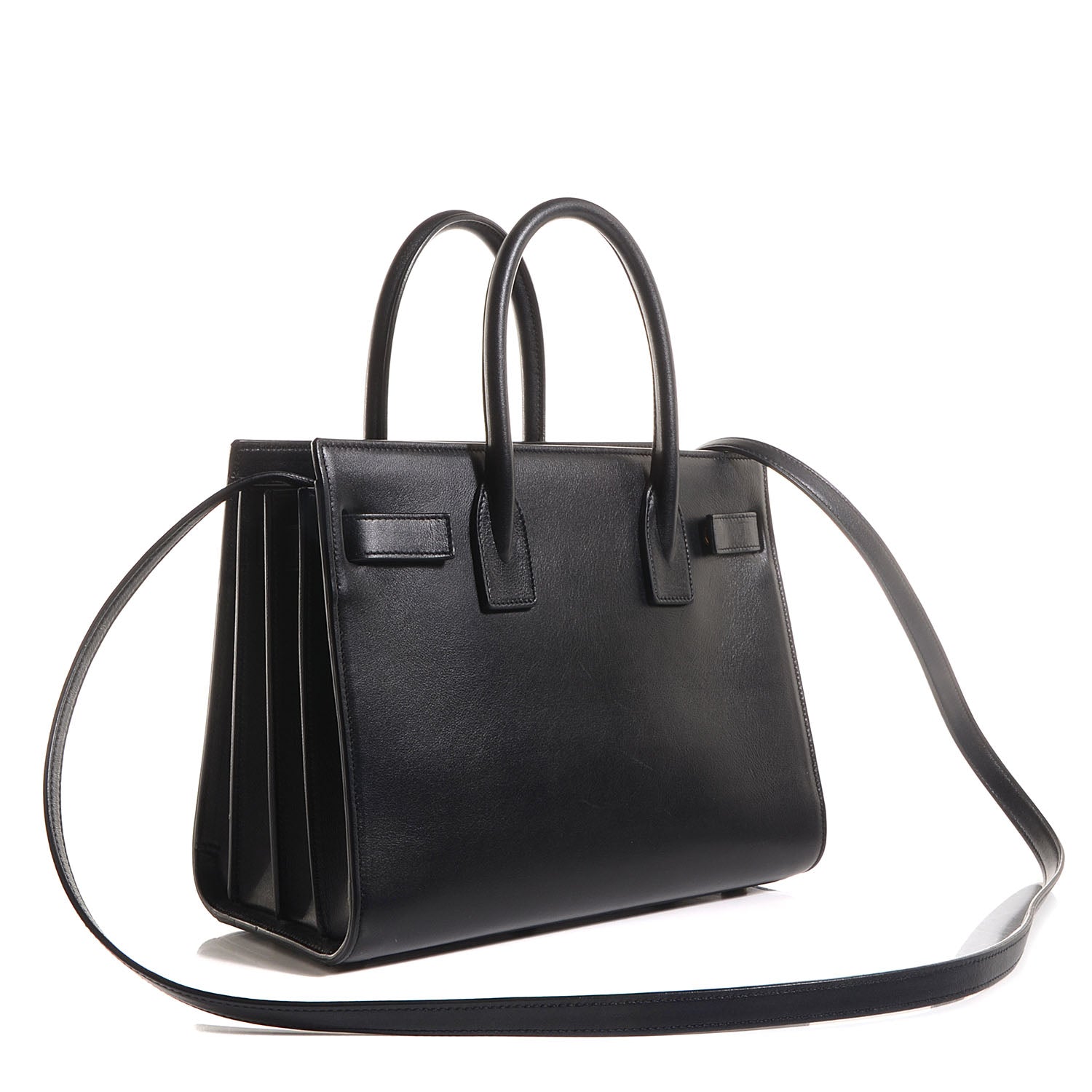 Saint Laurent Calfskin Baby Sac De Jour Black 3 of 7
