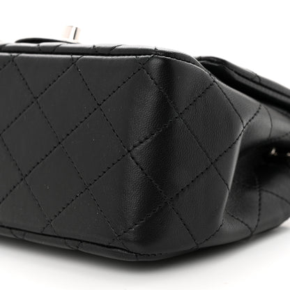 Chanel Lambskin Quilted Mini Square Flap Black 10 of 12