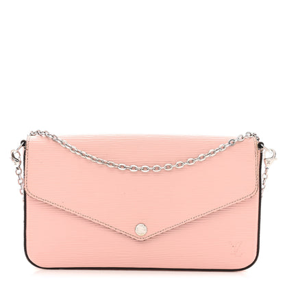 Louis Vuitton Epi Pochette Felicie Rose Ballerine 3 of 16
