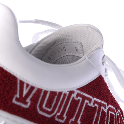 Louis Vuitton Calfskin Luxembourg Sneakers 8 Red Blue White 8 of 9