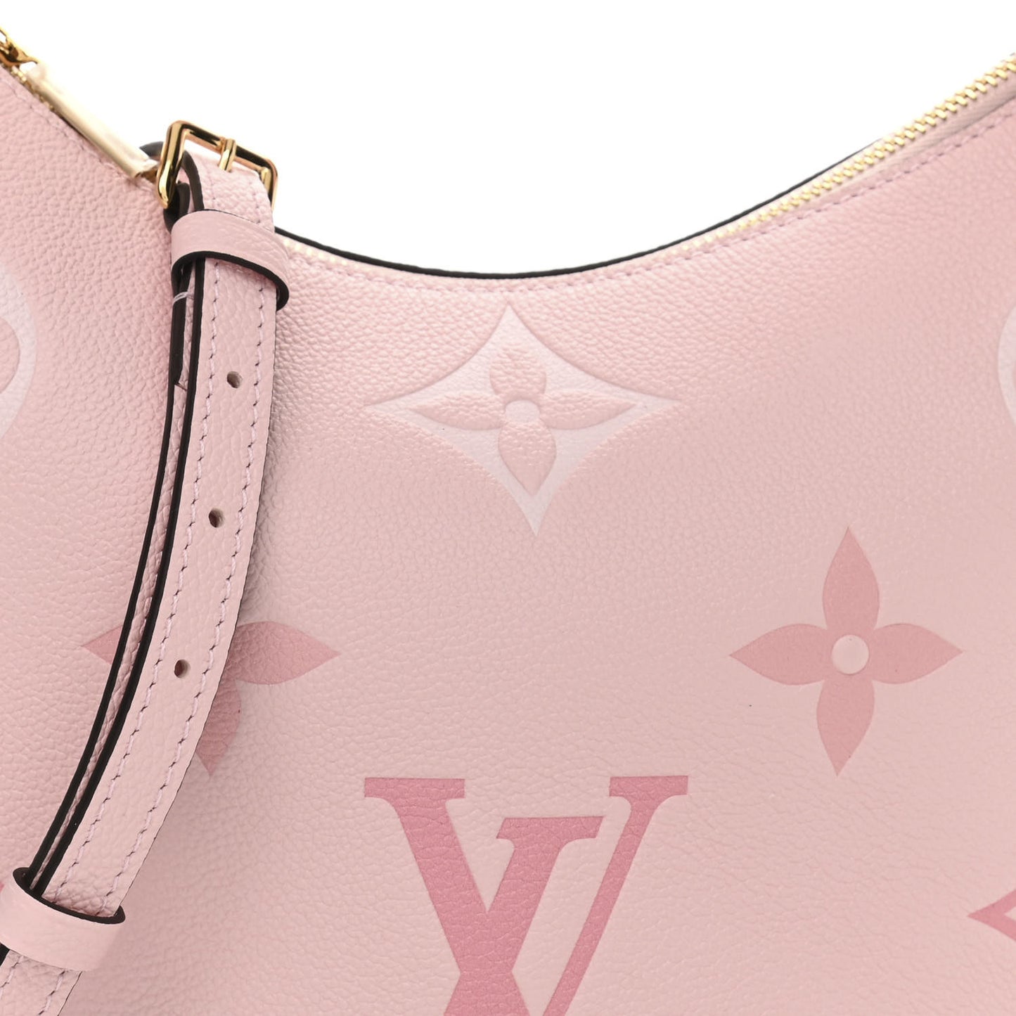 Empreinte Monogram Giant By The Pool Marshmallow Hobo PM Bouton De Rose