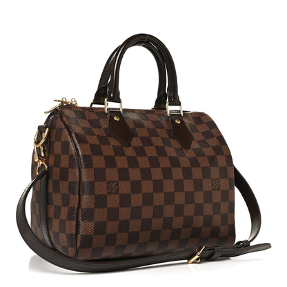 Louis Vuitton Damier Ebene Speedy Bandouliere 25 3 of 10