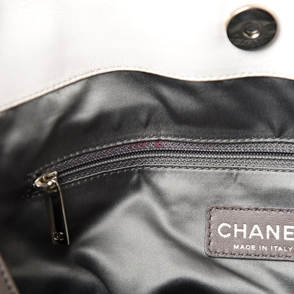 Chanel Calfskin Modern Chain Tote White 7 of 10