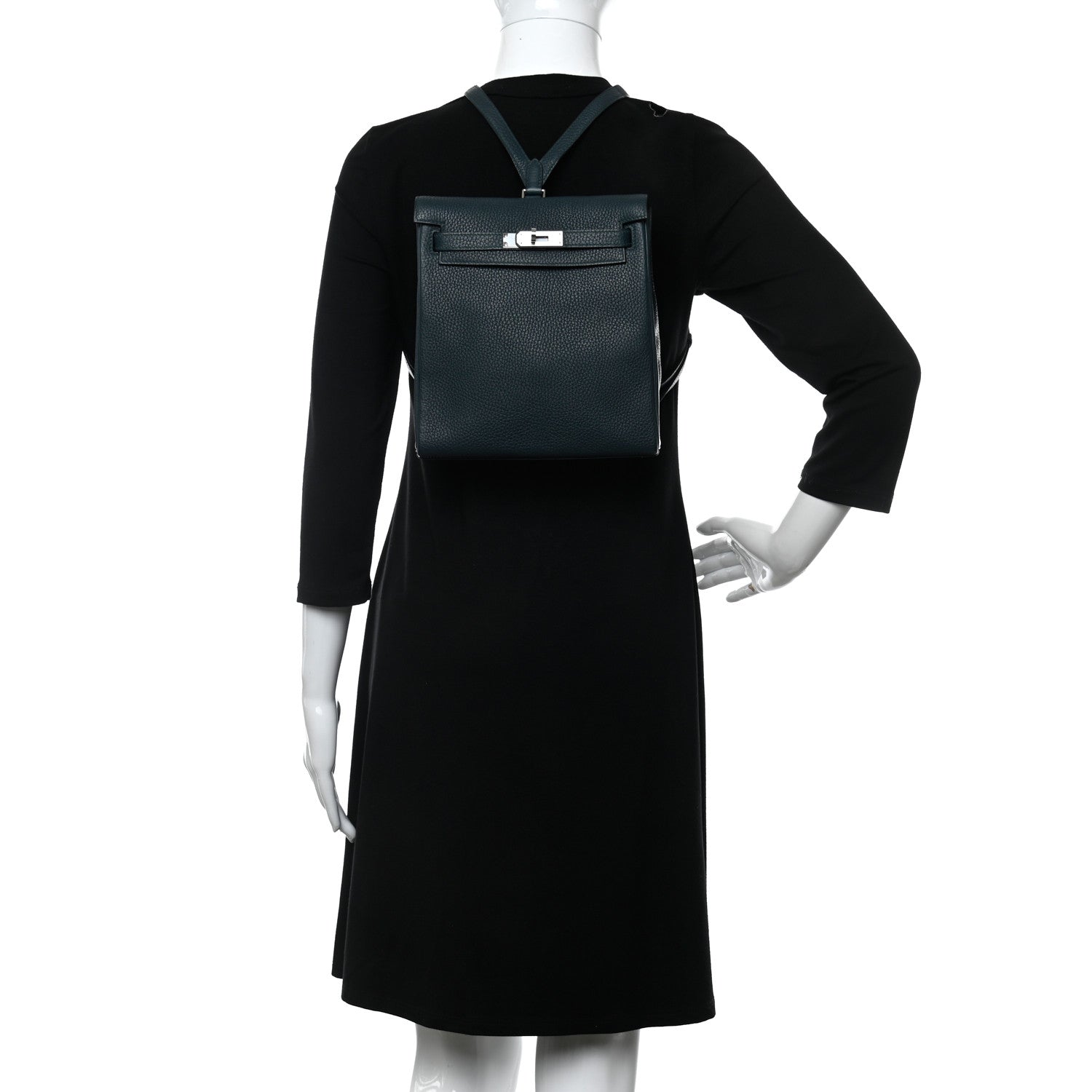 Hermes Togo Kelly Ado Backpack Vert Cypress 2 of 13