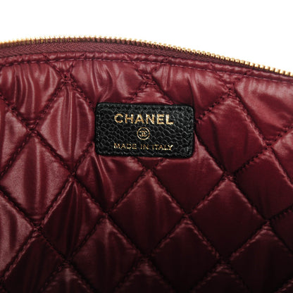 Chanel Caviar Quilted Large Cosmetic Case Black 6 of 7