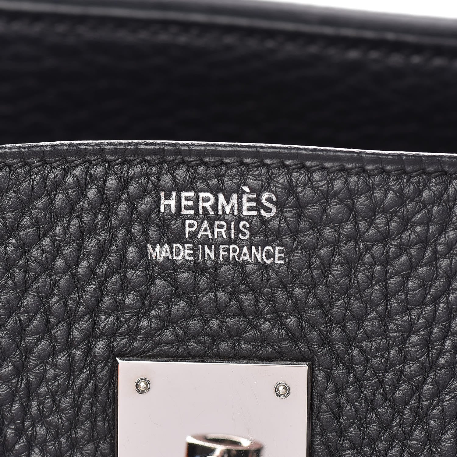 Hermes Taurillon Clemence Birkin 35 Black 22 of 40