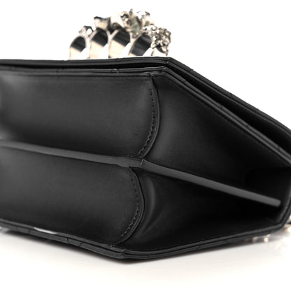 Alexander McQueen Lambskin Quilted Knuckle Shoulder Bag Black 10 of 10