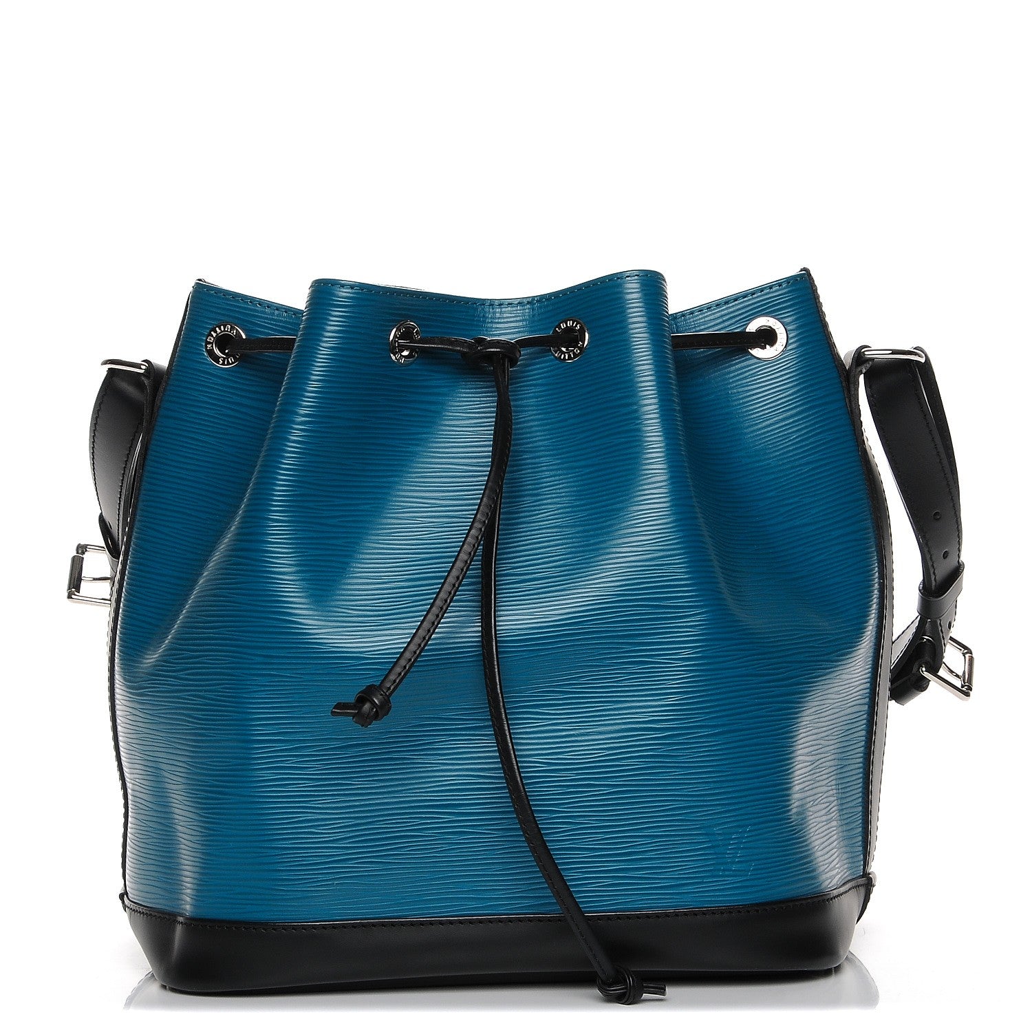 Louis Vuitton Epi Tri-Color Petit Noe Cyan Menthe Black 1 of 8
