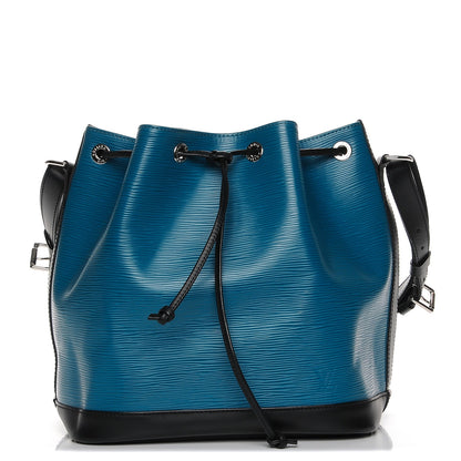 Louis Vuitton Epi Tri-Color Petit Noe Cyan Menthe Black 1 of 8
