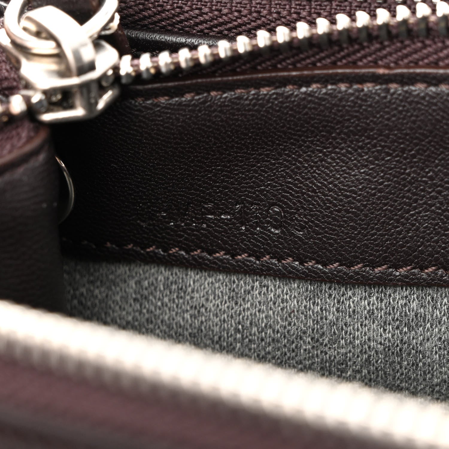 Celine Lambskin Small Trio Crossbody Bag White Brown 9 of 13