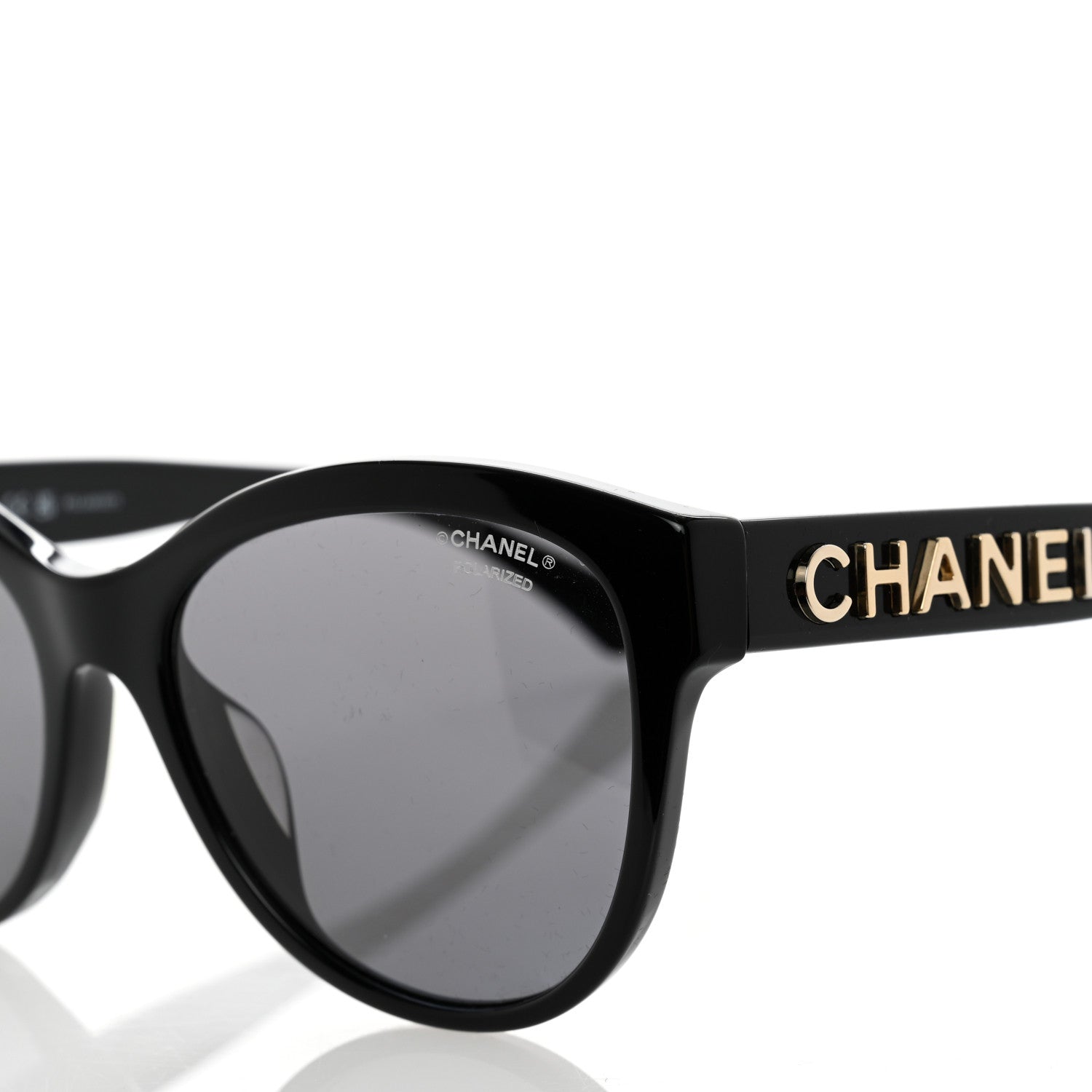 Chanel Acetate Pantos Logo Sunglasses 5458-A Black 8 of 9