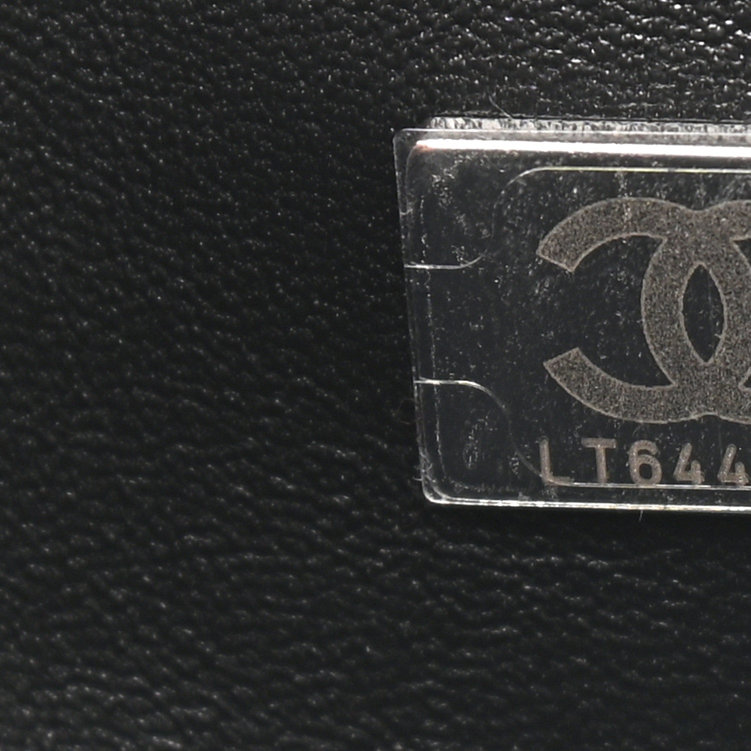 Chanel Lambskin Quilted Jumbo Double Flap So Black 9 of 11