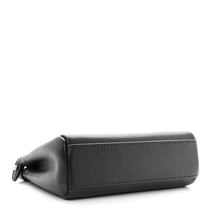 Fendi Nappa Micro Peekaboo Iconic Satchel Black 3 of 10