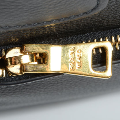 Prada Vitello Daino Shopping Tote Nero Black 9 of 10