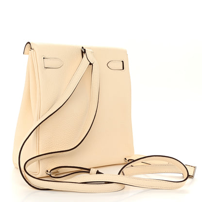 Hermes Taurillon Clemence Kelly Ado Backpack Nata 3 of 11