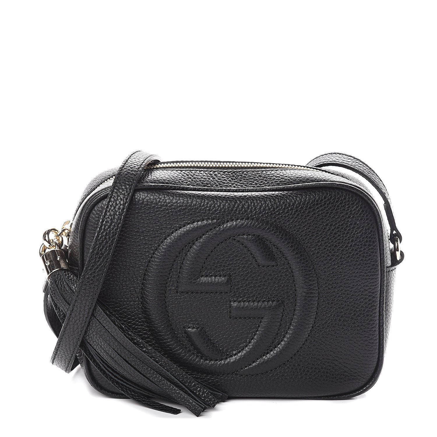 Gucci Pebbled Calfskin Small Soho Disco Bag Black 1 of 7