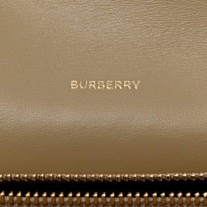 Burberry Vintage Check Grain Calfskin Halton Wallet Beige 6 of 9