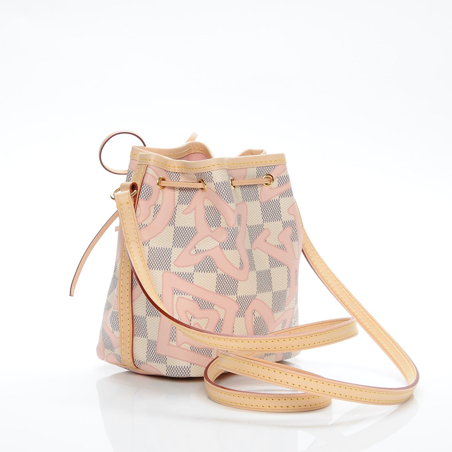 Damier Azur Tahitienne Nano Noe Rose Ballerine