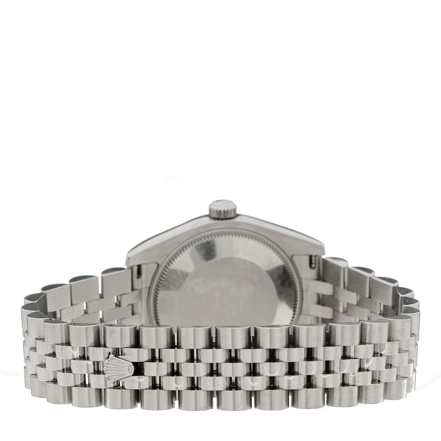 Rolex Stainless Steel 18K White Gold 31mm Oyster Perpetual Datejust Watch Silver Roman 178274 3 of 4