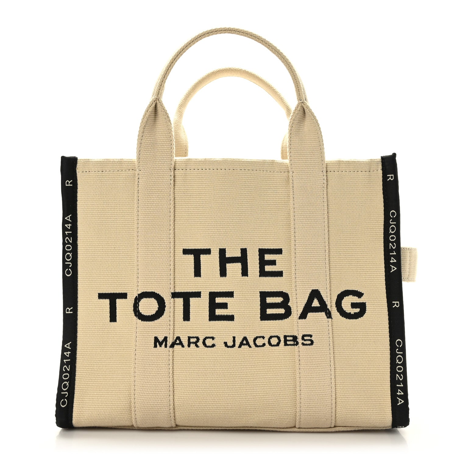Marc Jacobs Jacquard Medium The Traveler Tote Bag Warm Sand 1 of 8
