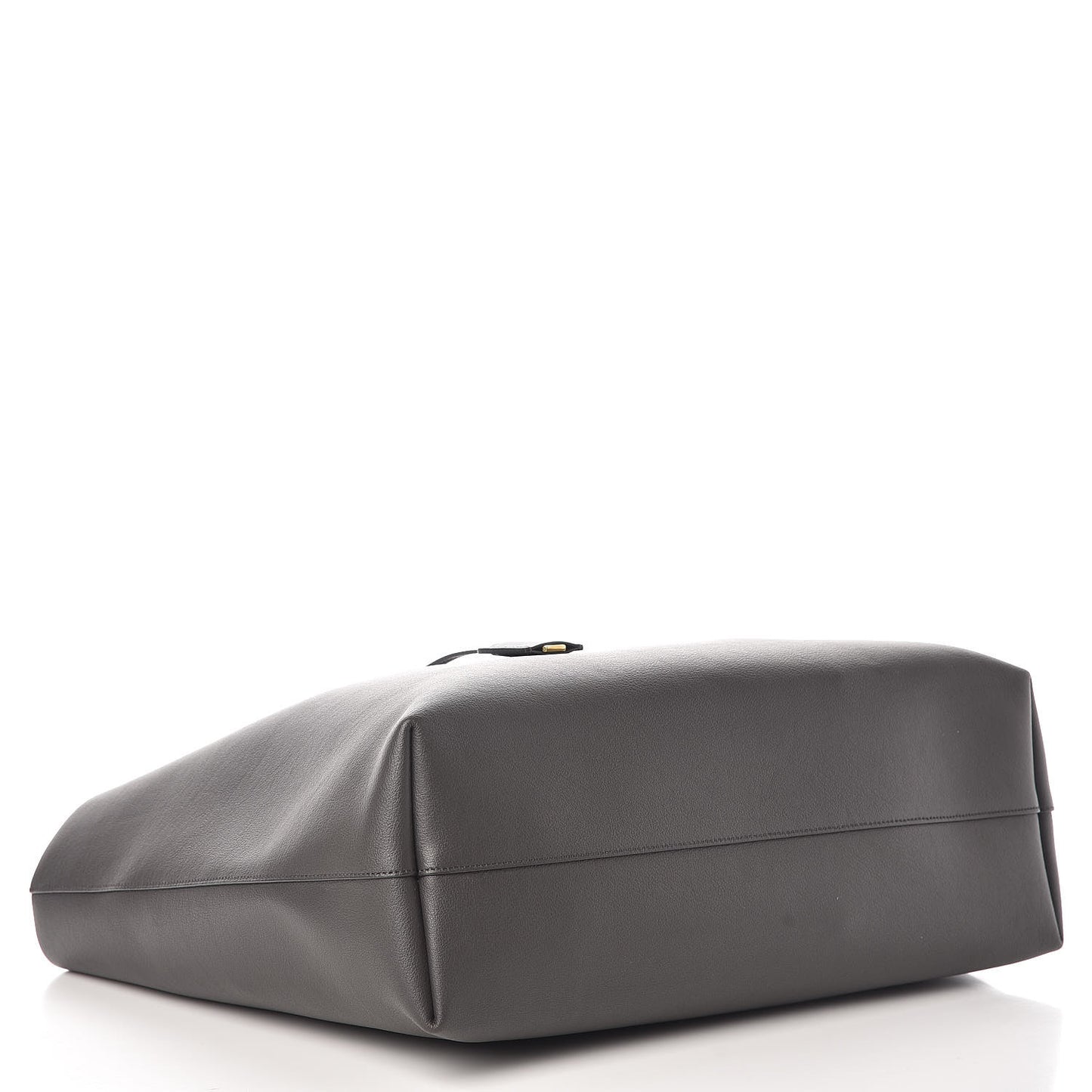 Calfskin Large Shopping Tote Asphalt