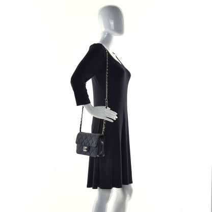 Chanel Caviar Quilted Like A Wallet Flap Black 2 of 9