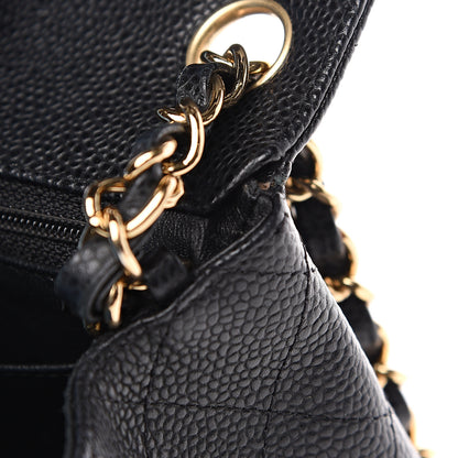 Chanel Caviar Quilted Mini Square Flap Black 11 of 13